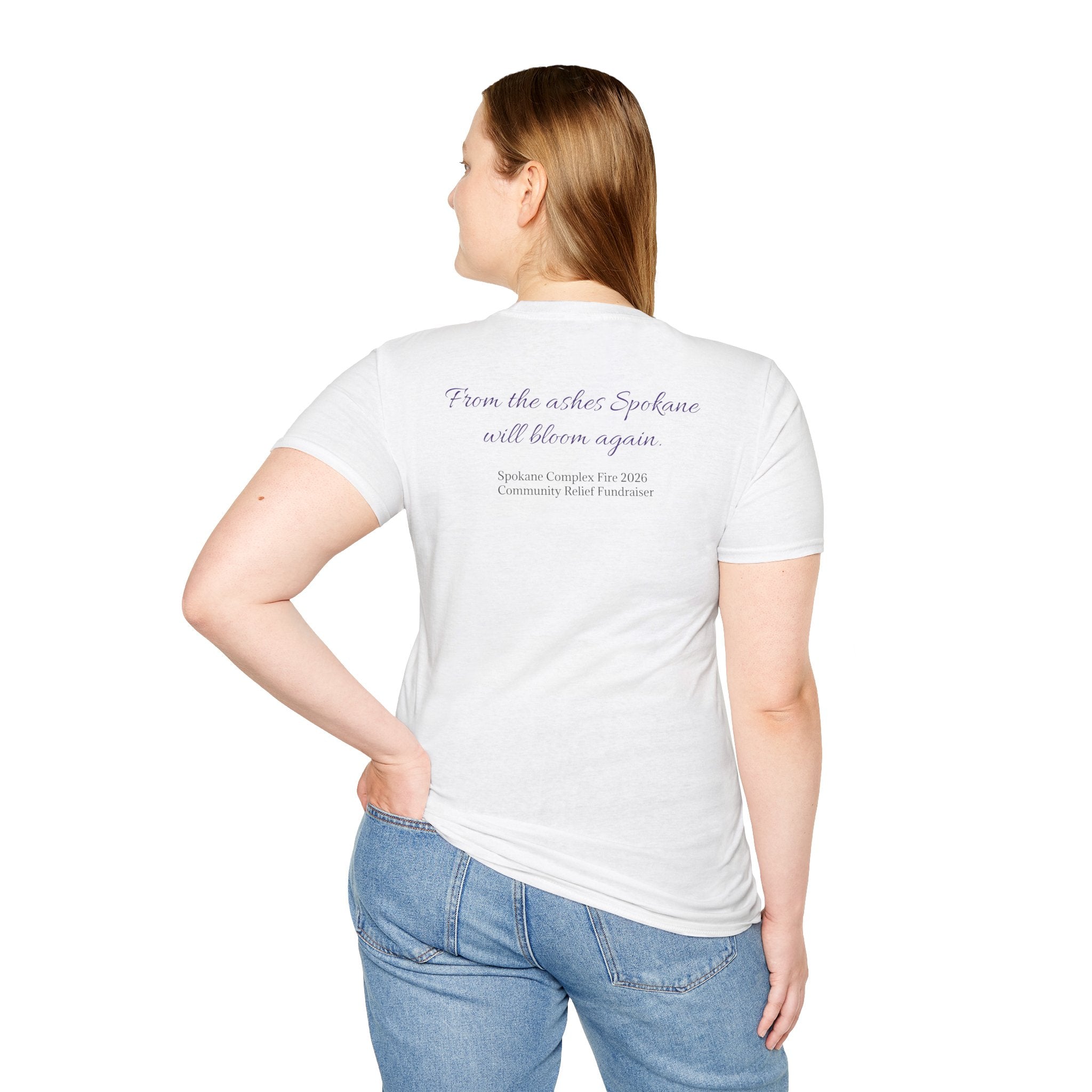 Lilac Bloom T-Shirt — ‘Hope Will Bloom’ Floral Graphic Tee