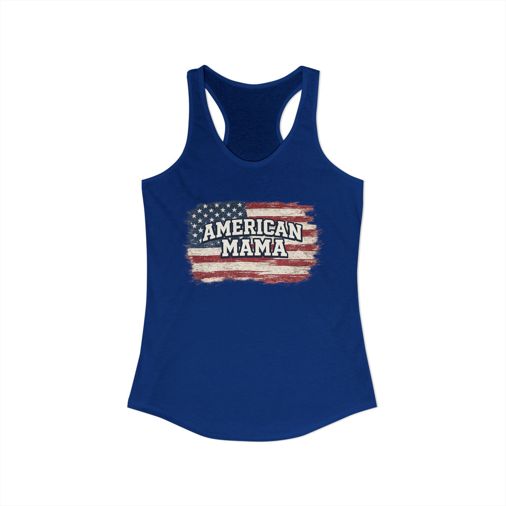 American Mama Tank - Women's Ideal Racerback Tank