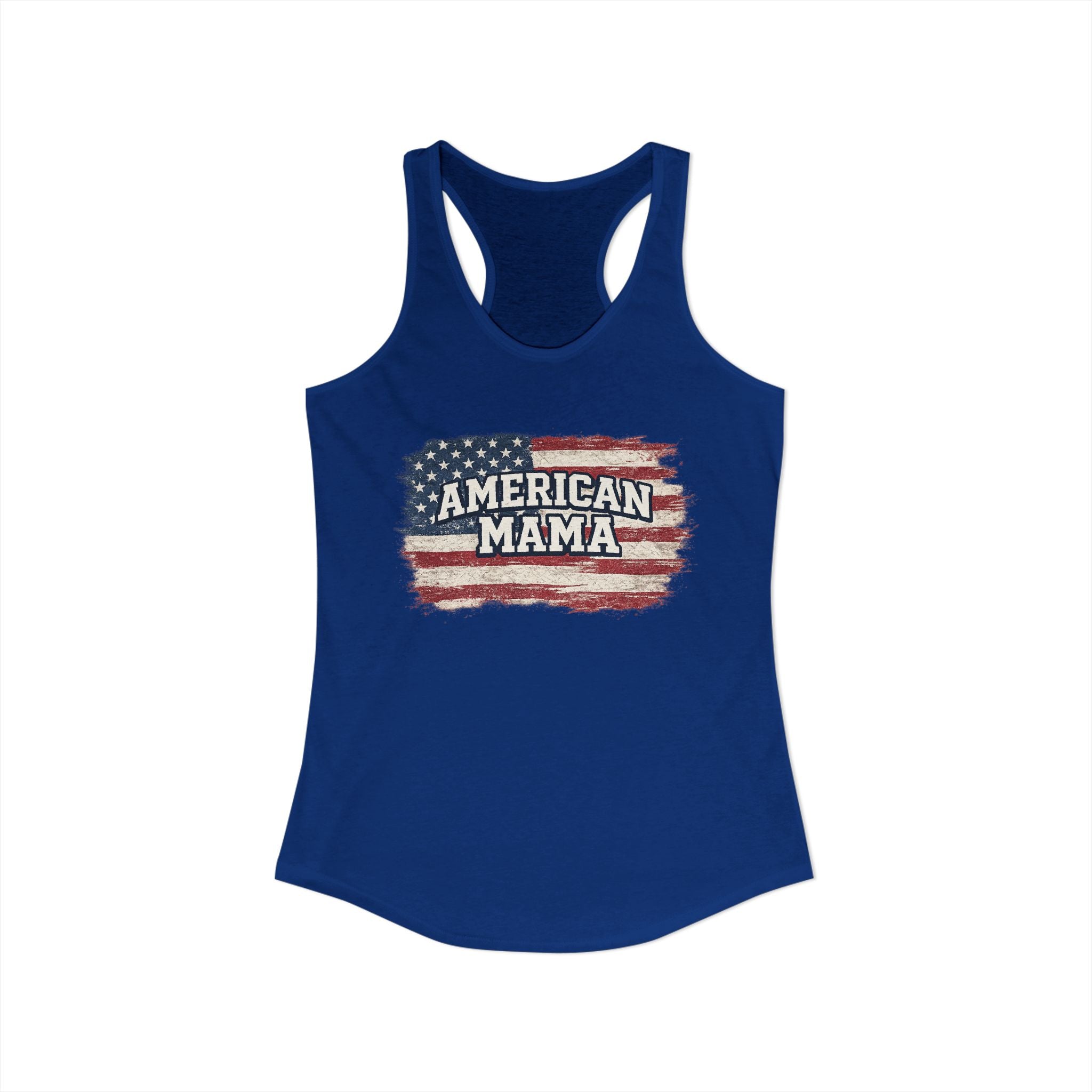 American Mama Tank - Women's Ideal Racerback Tank