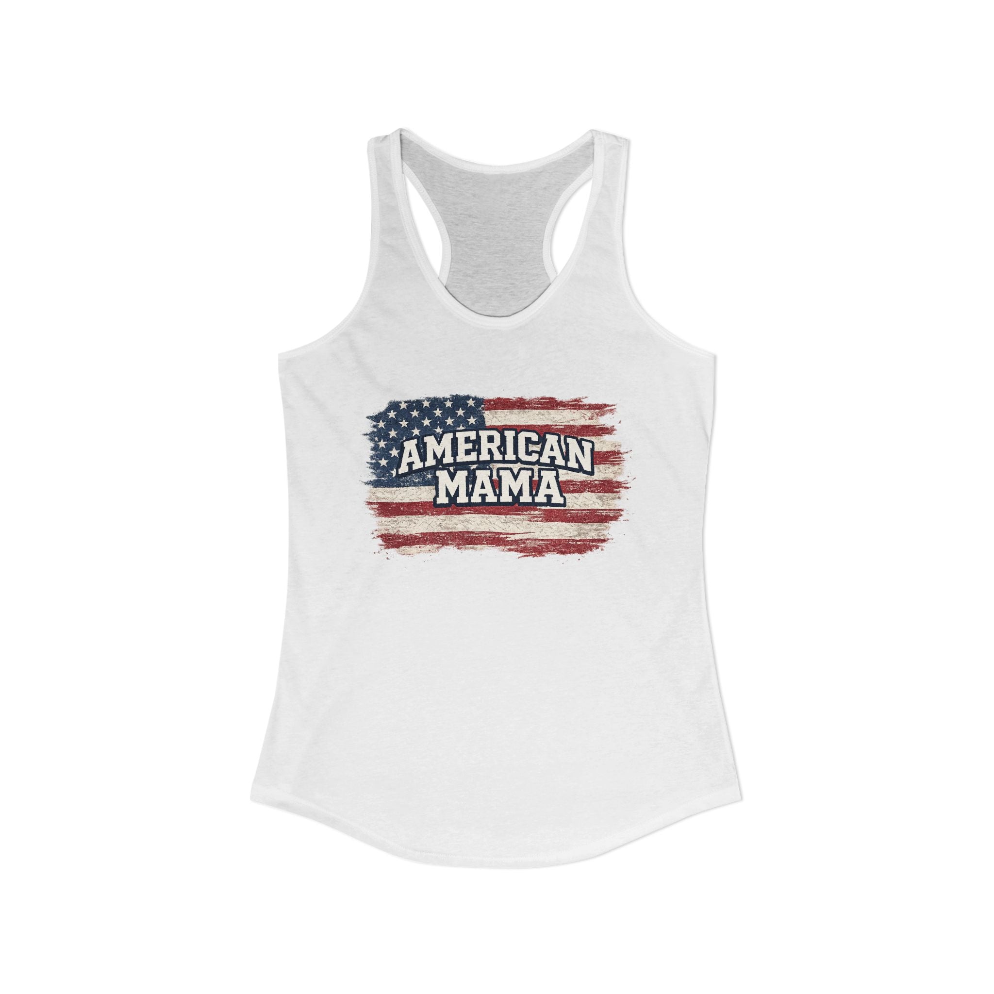 American Mama Tank - Women's Ideal Racerback Tank