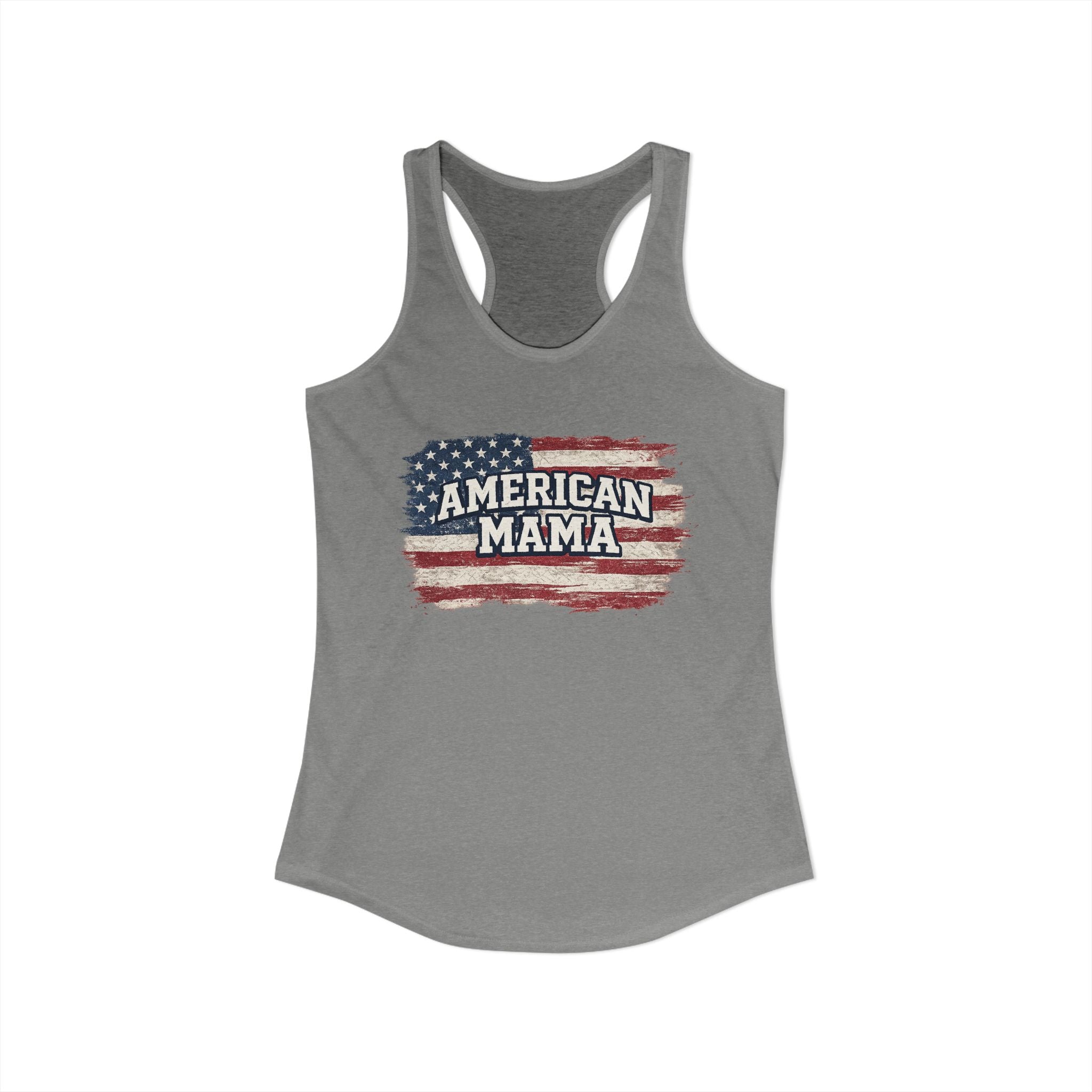 American Mama Tank - Women's Ideal Racerback Tank