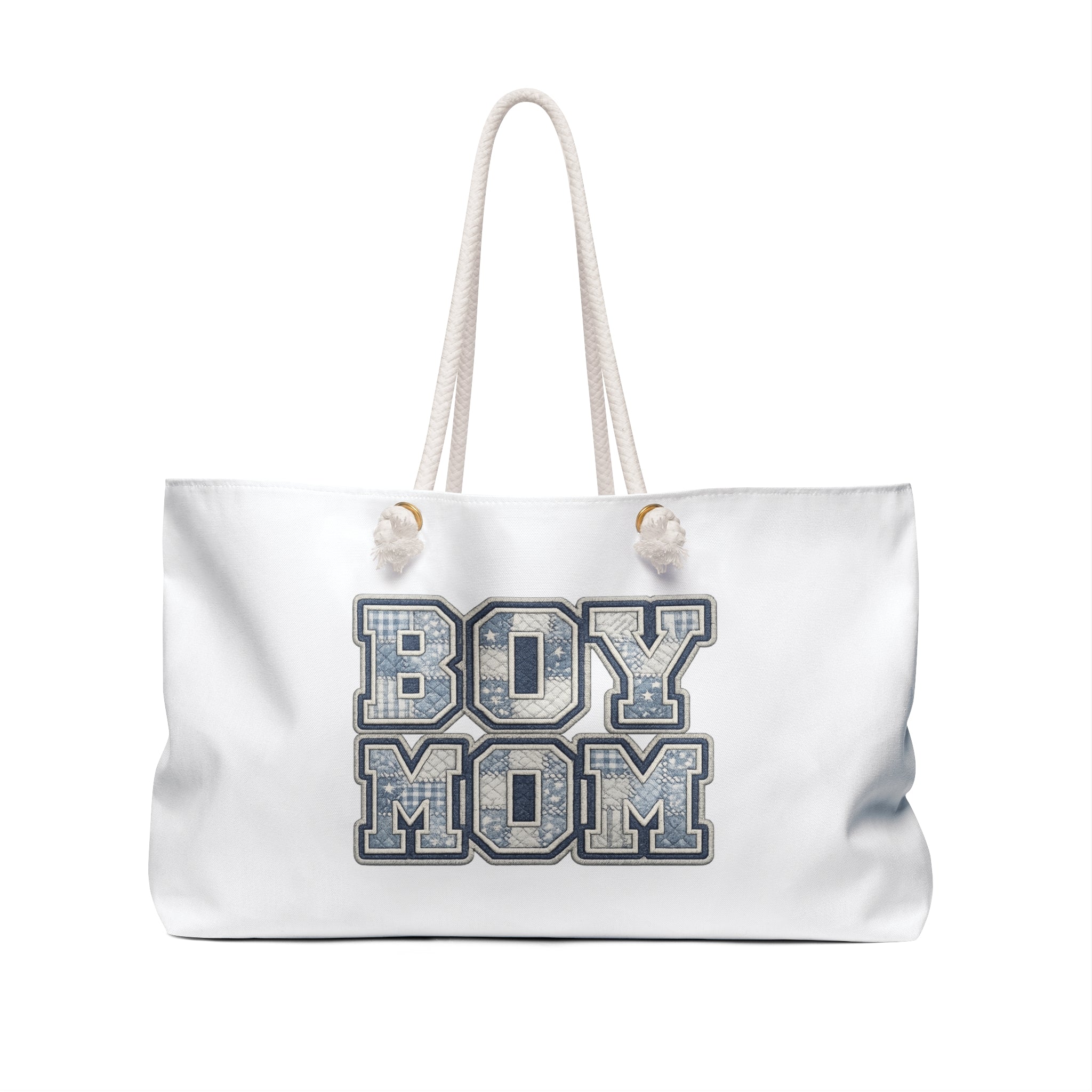 Boy Mom Weekender Bag — Casual Travel Tote for Proud Moms