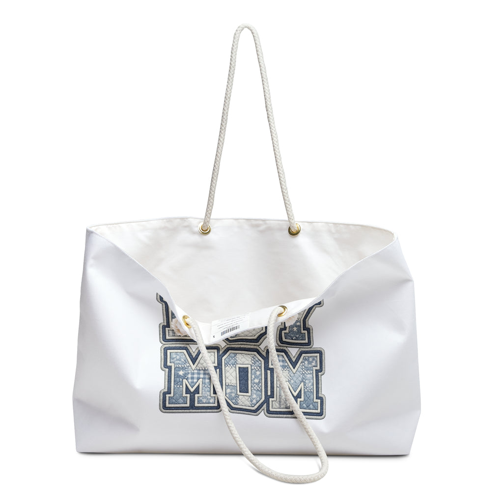 Boy Mom Weekender Bag — Casual Travel Tote for Proud Moms