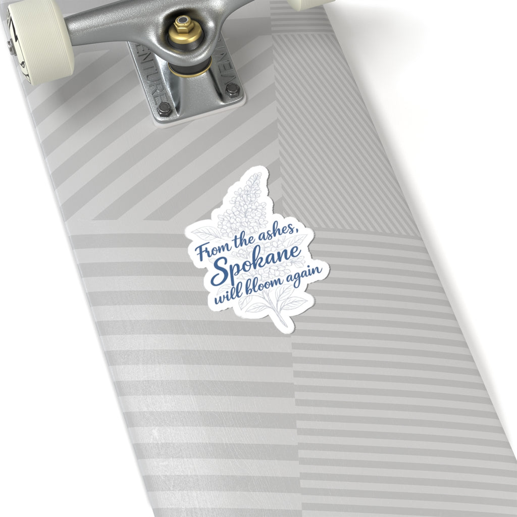 Spokane Will Bloom Again – Floral Kiss-Cut Sticker
