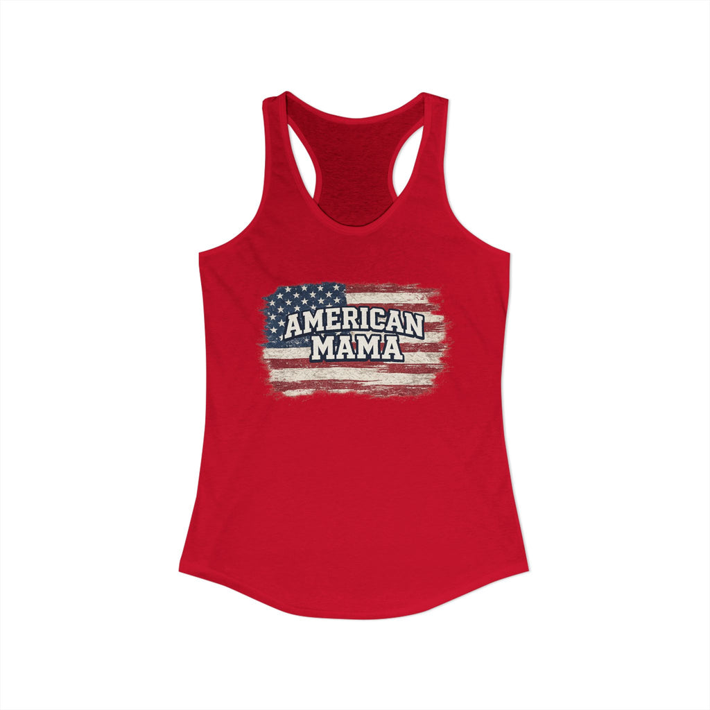 American Mama Tank - Women's Ideal Racerback Tank