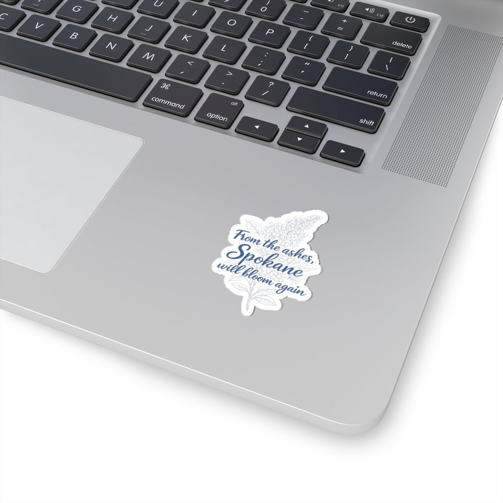 Spokane Will Bloom Again – Floral Kiss-Cut Sticker