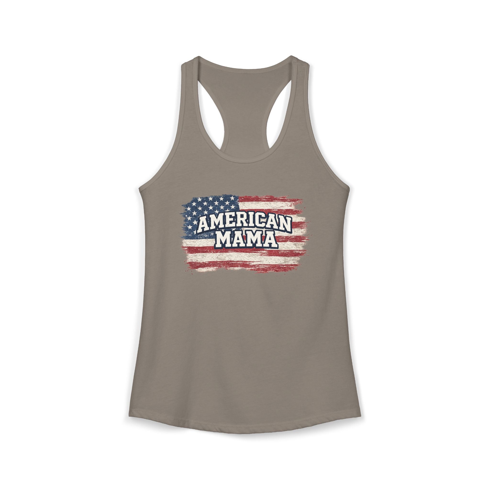 American Mama Tank - Women's Ideal Racerback Tank