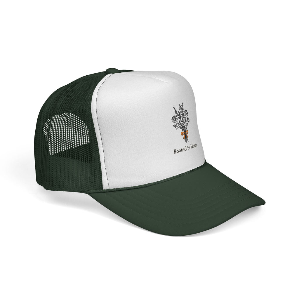 Rooted in Hope Trucker Cap — Infertility awareness gift