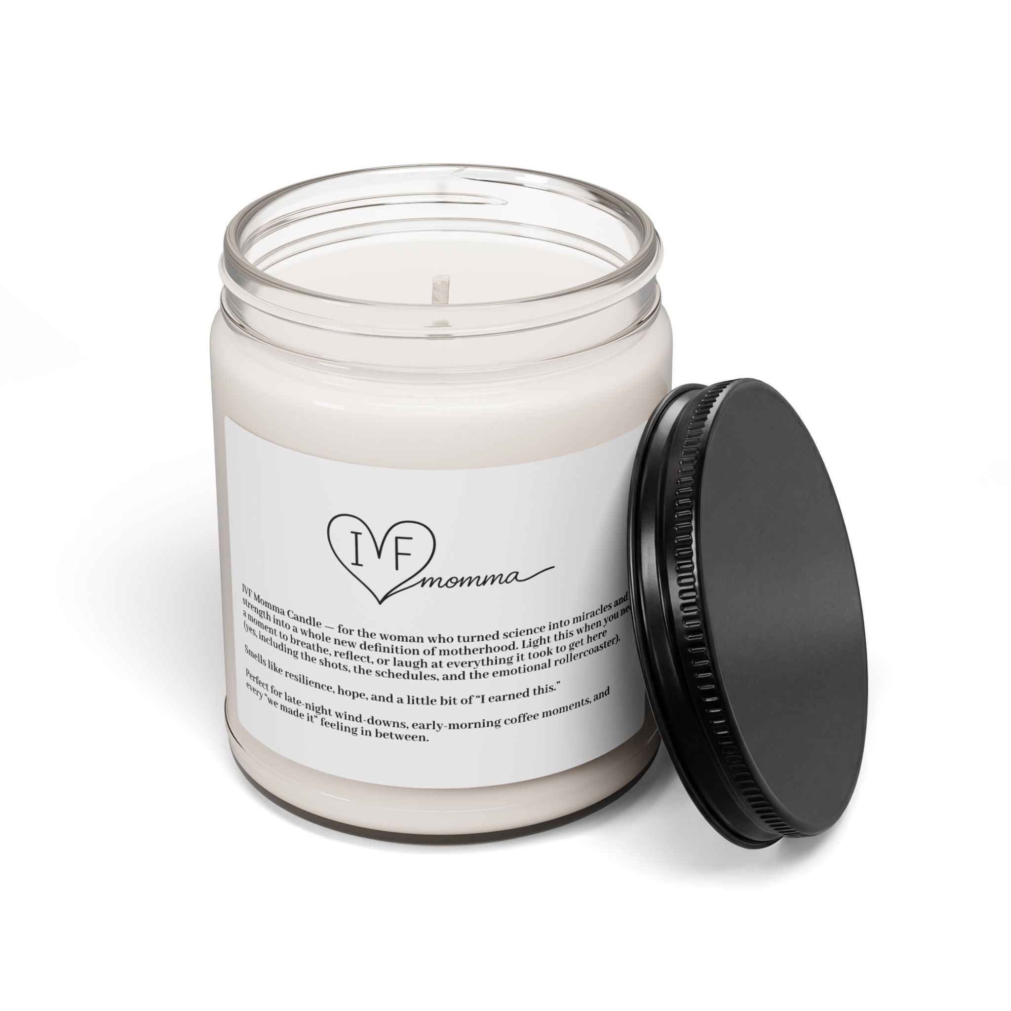 IVF Momma Scented Soy Candle — 9oz Supportive Gift for Fertility Journey