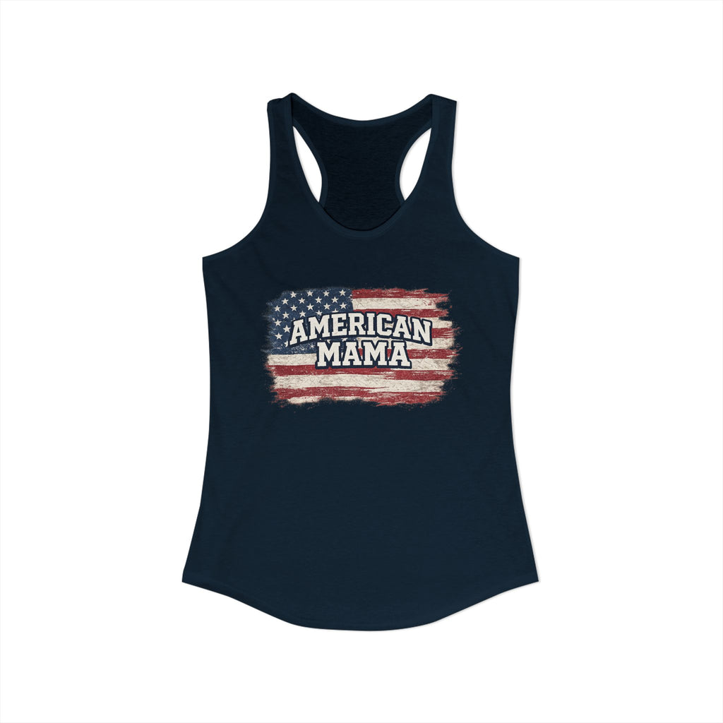 American Mama Tank - Women's Ideal Racerback Tank
