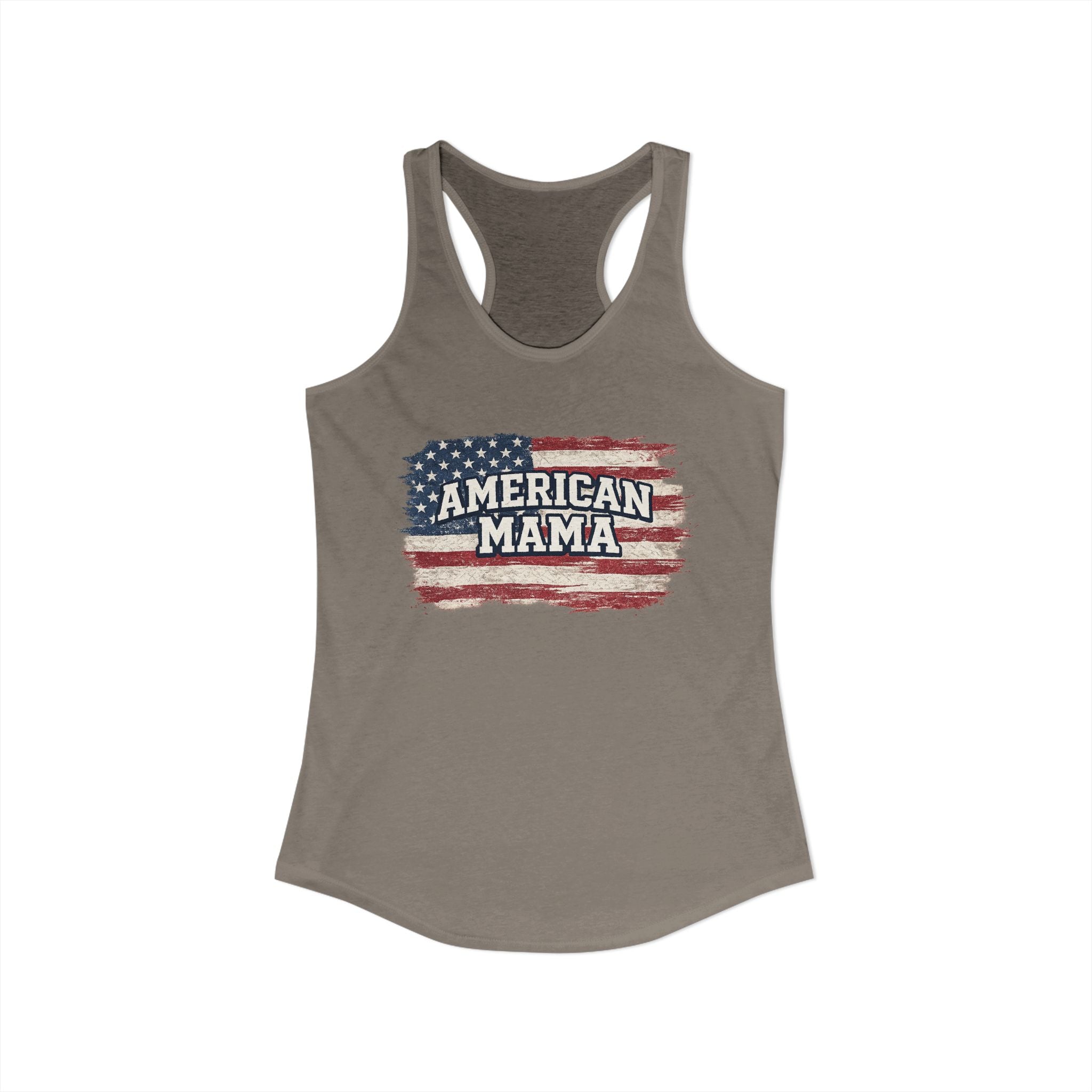 American Mama Tank - Women's Ideal Racerback Tank