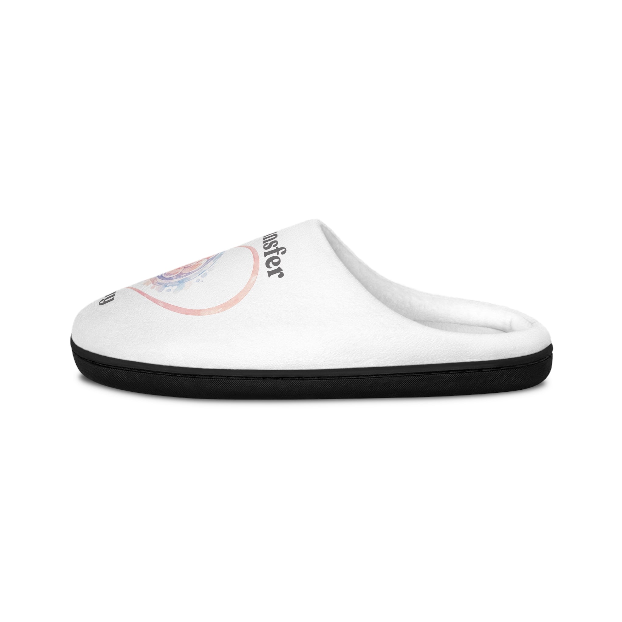 Women's Slippers - 'Wake and Pray, It's Transfer Day' IVF embryo Heart slippers