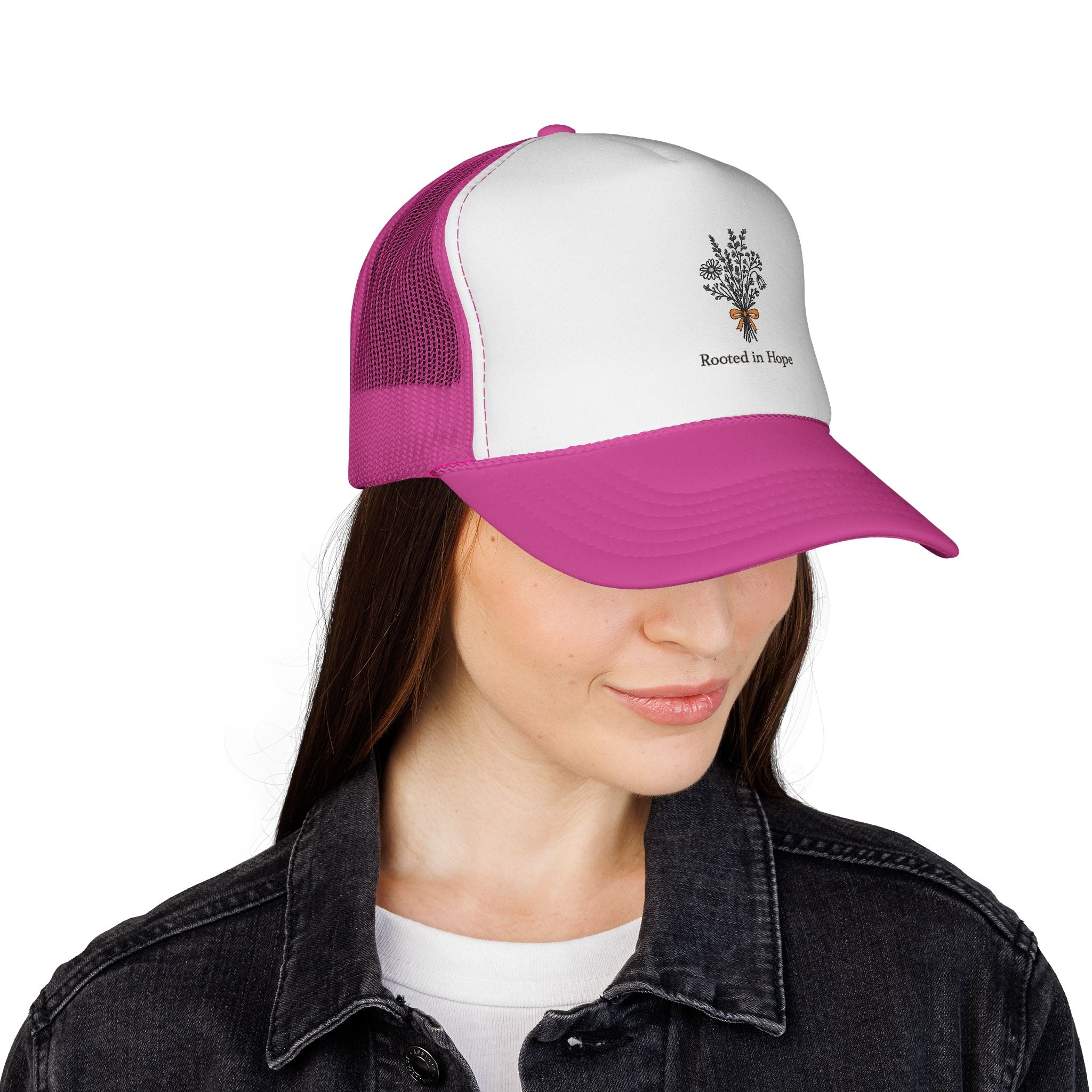 Rooted in Hope Trucker Cap — Infertility awareness gift