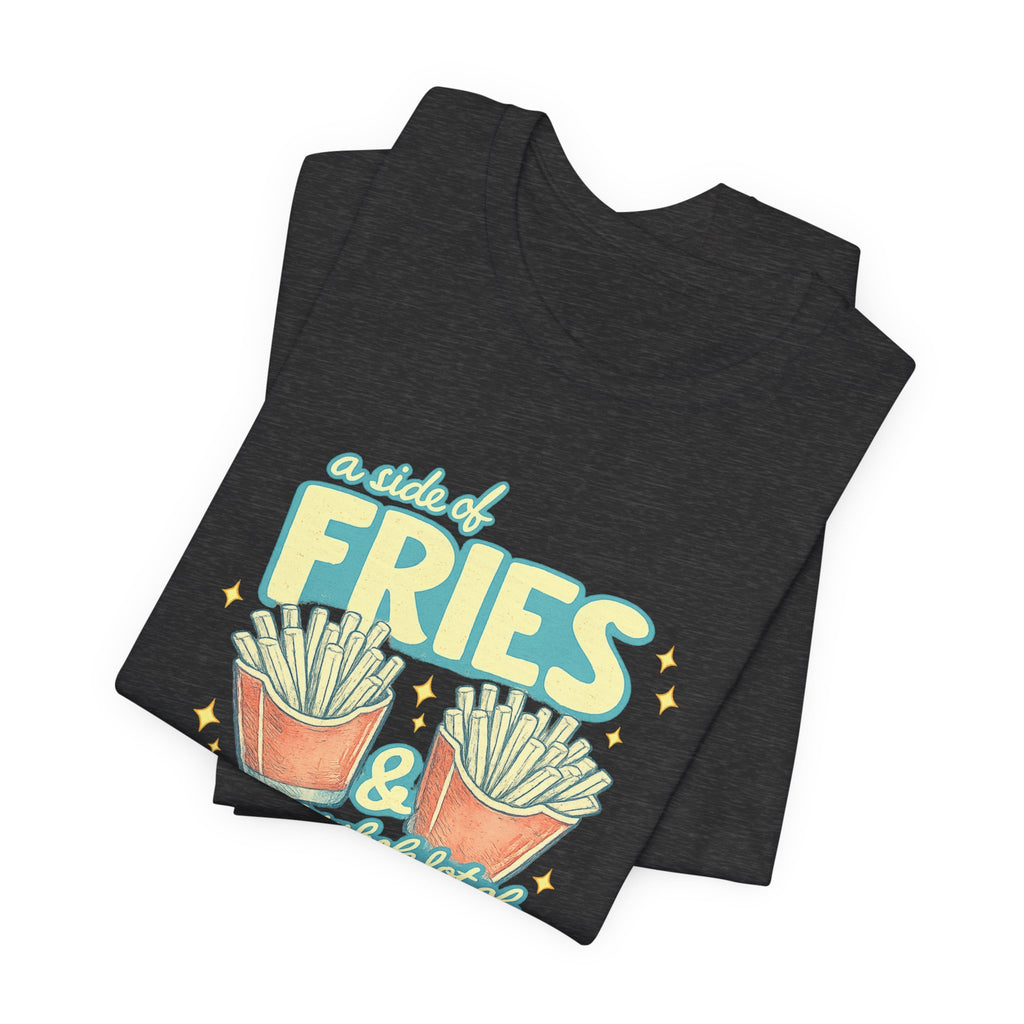Fries & Hope T-Shirt – Cute Retro Cartoon French Fry Graphic Tee