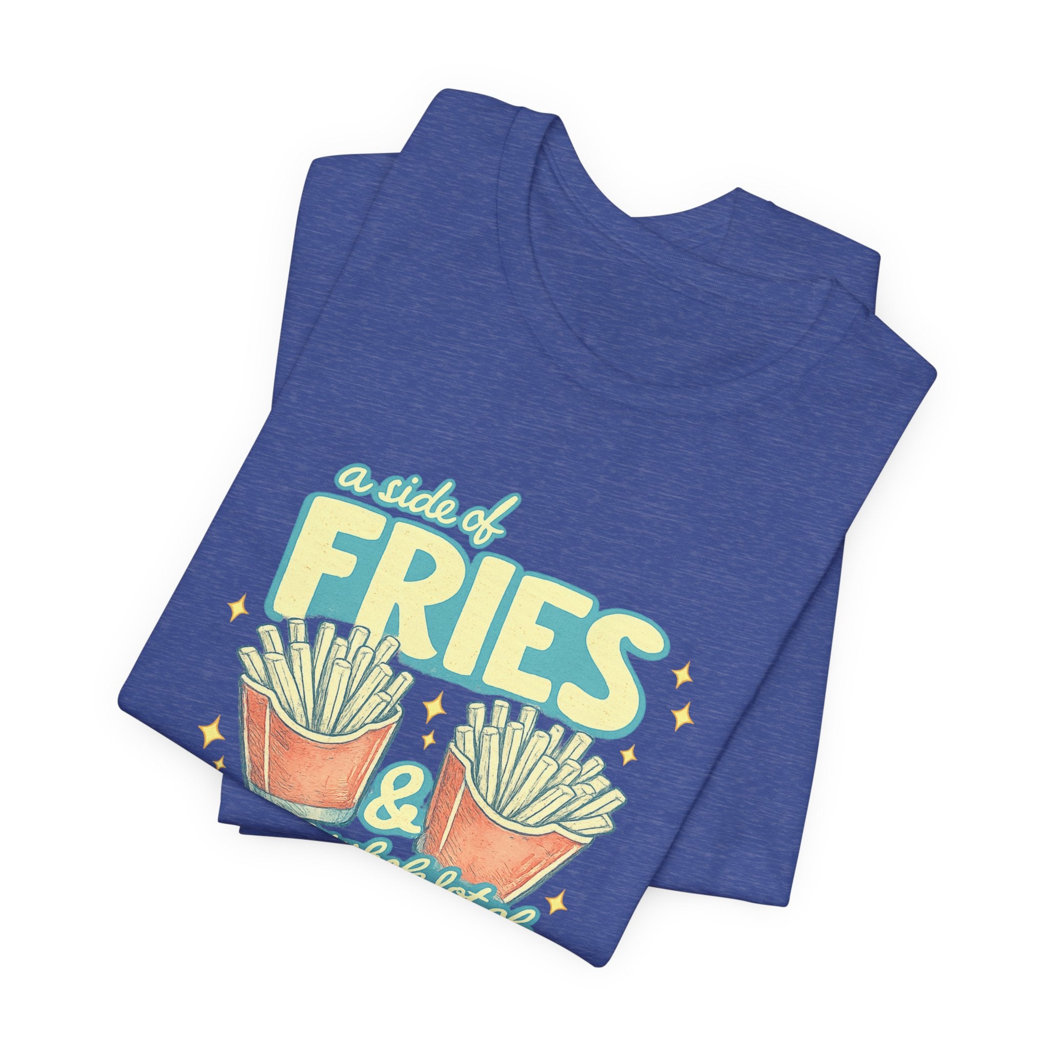 Fries & Hope T-Shirt – Cute Retro Cartoon French Fry Graphic Tee