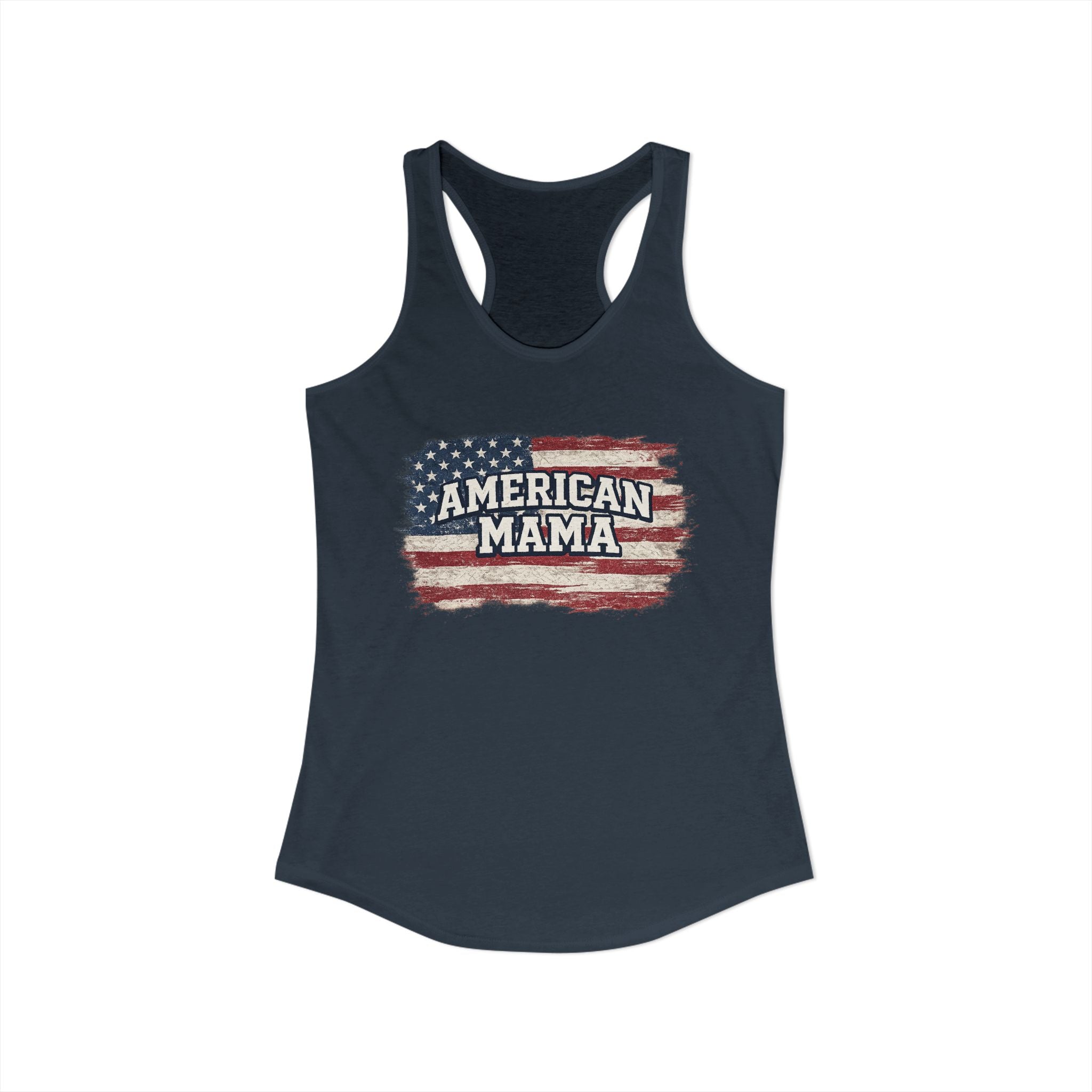 American Mama Tank - Women's Ideal Racerback Tank