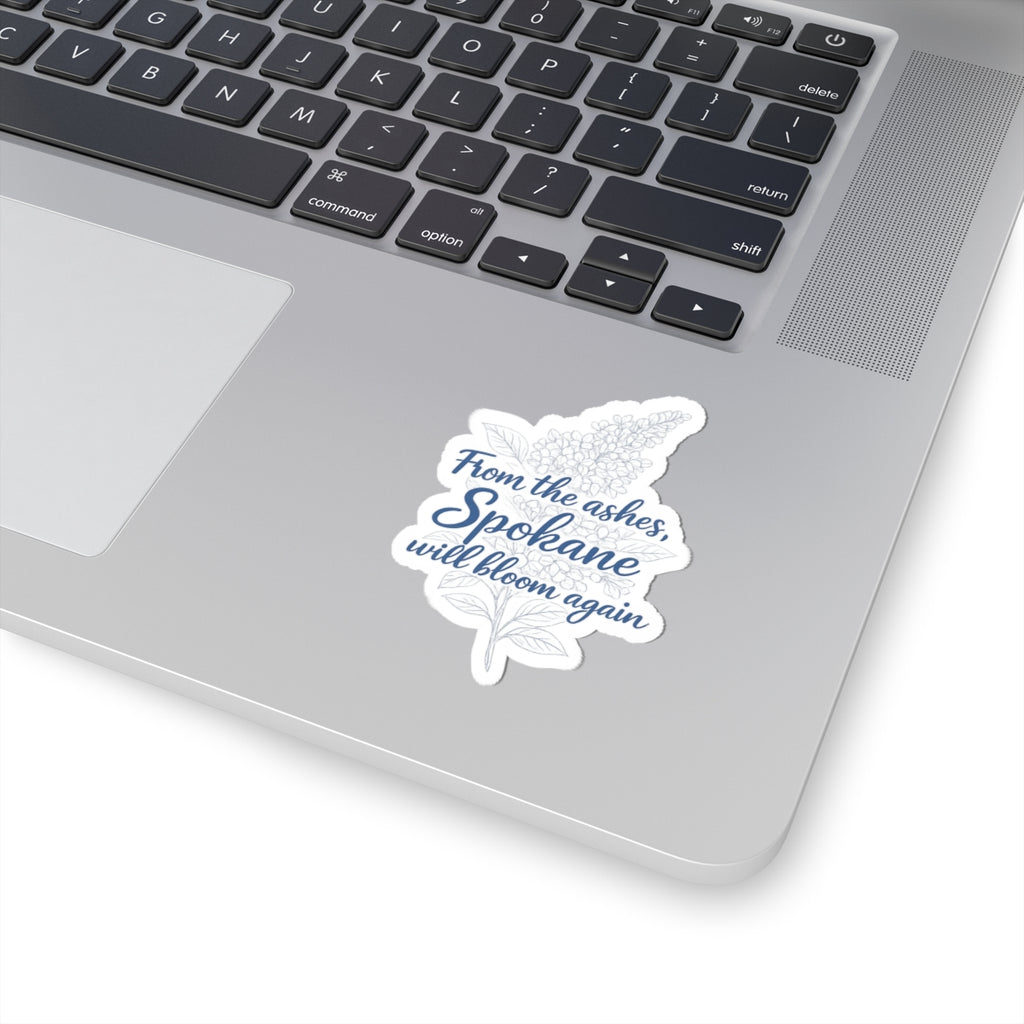 Spokane Will Bloom Again – Floral Kiss-Cut Sticker