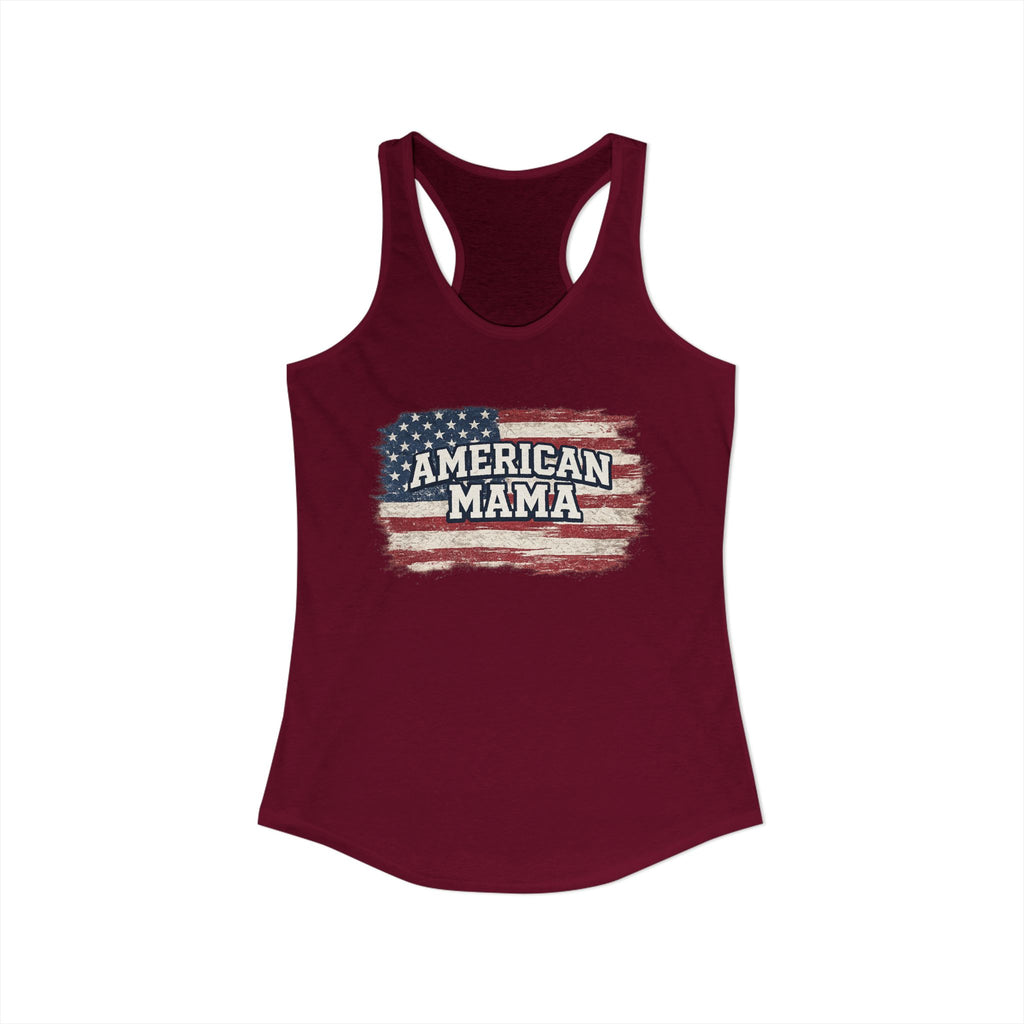 American Mama Tank - Women's Ideal Racerback Tank