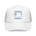 Spokane Strong Foam Trucker Hat – Washington State Heart Mesh Cap
