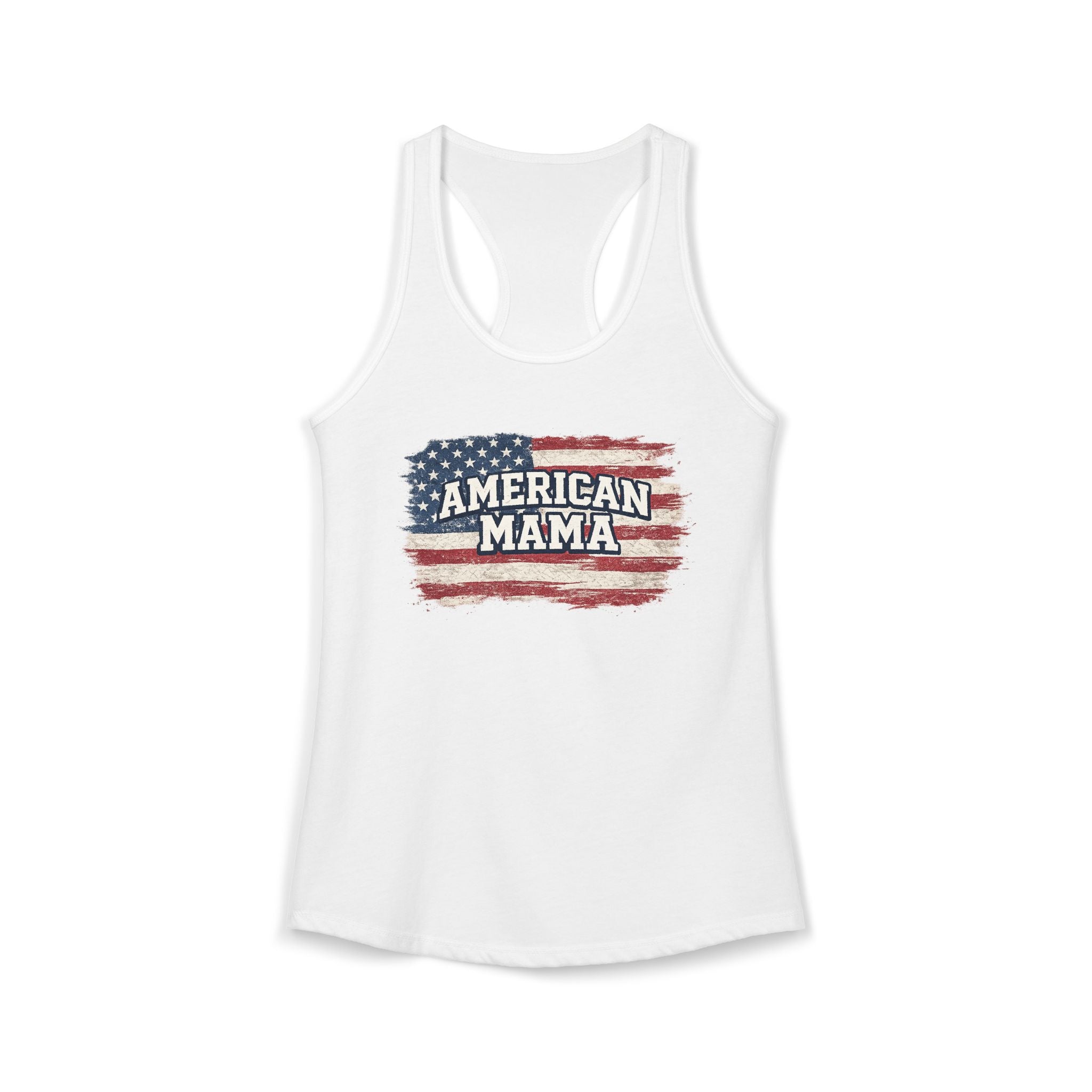 American Mama Tank - Women's Ideal Racerback Tank