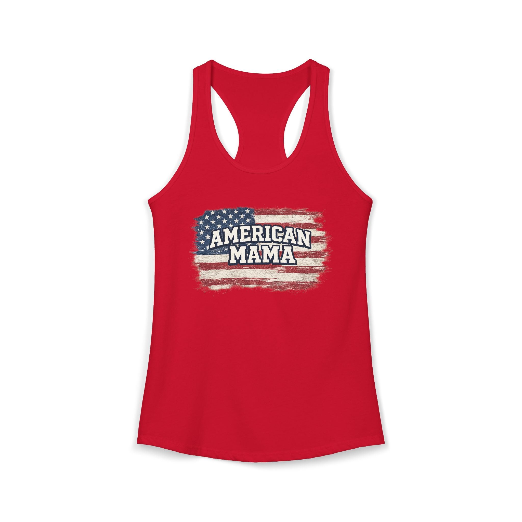 American Mama Tank - Women's Ideal Racerback Tank