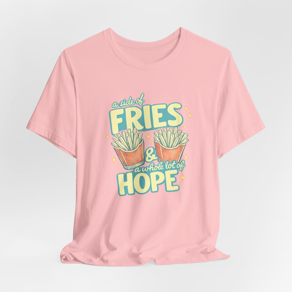 Fries & Hope T-Shirt – Cute Retro Cartoon French Fry Graphic Tee
