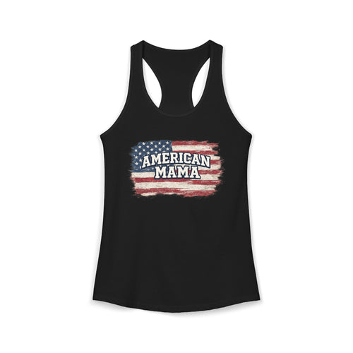 American Mama Tank - Women's Ideal Racerback Tank